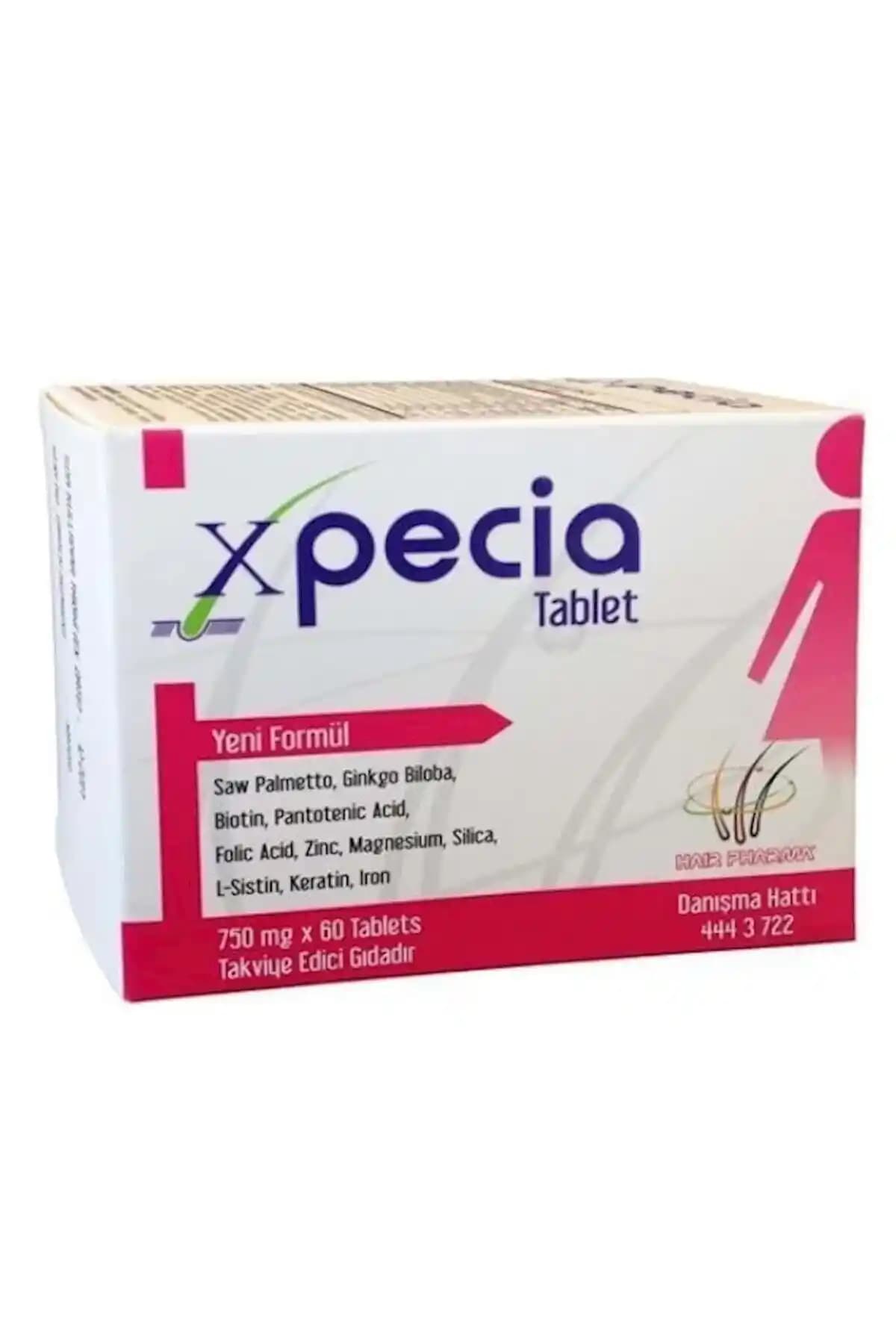 Xpecia Kadın 60 Tablet ile Saç Dökülmesini Azaltan ve Saç Sağlığını Destekleyen Takviye