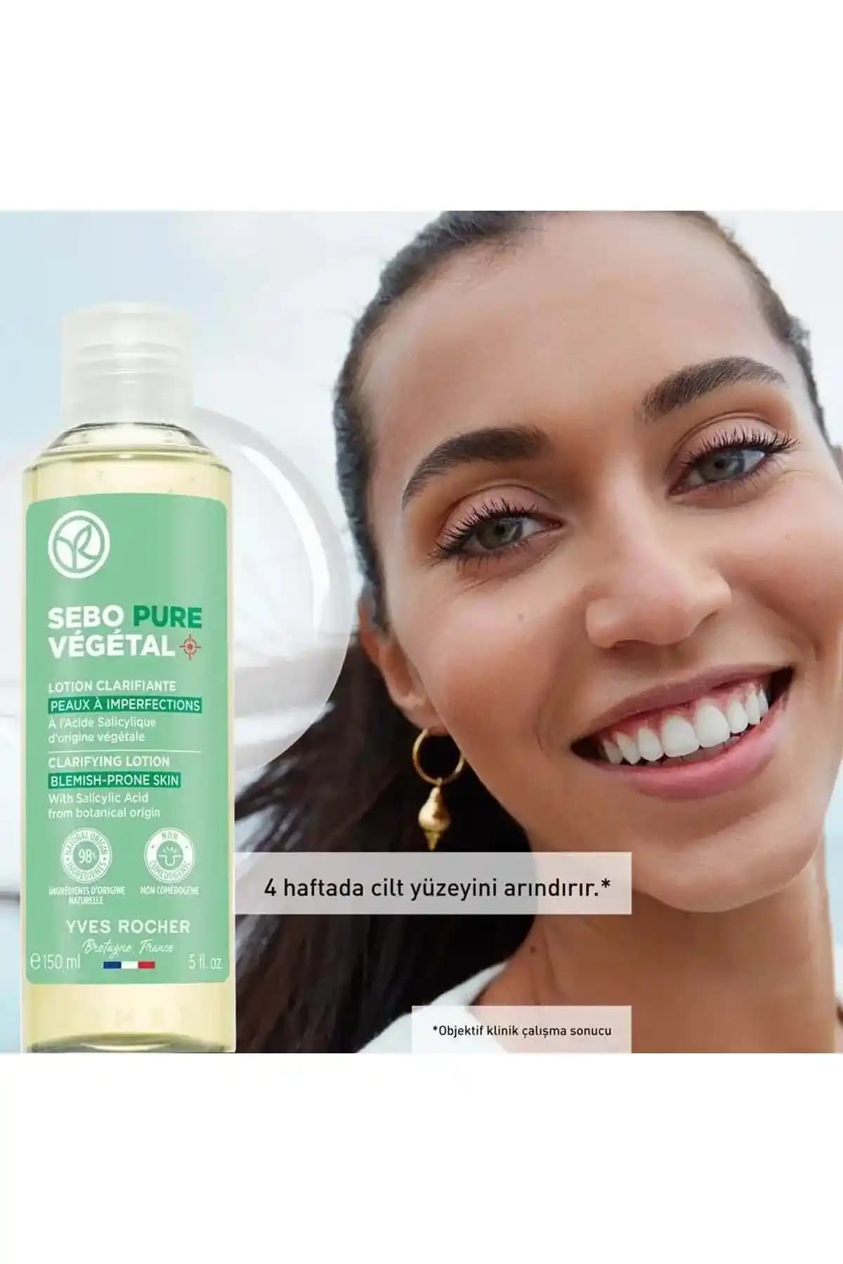 Yves Rocher Salisilik Asit İçeren Bitkisel Cilt Bakım Ürünleriyle Gözenek Temizliği ve Denge