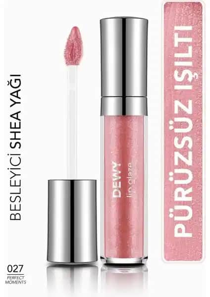 Dewy Lip Glaze: Nemlendirici Etkili Yarı Transparan Dudak Parlatıcısı İncelemesi