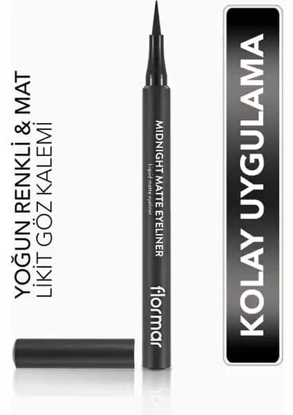 Flormar Midnight Matte Kalem Likit Eyeliner İncelemesi: Kullanıcı Deneyimleri ve Özellikleri
