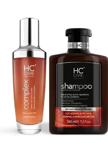 HC Care Complex ve Şampuan Seti: Doğal İçerikli Etkili Saç Bakım Çözümü