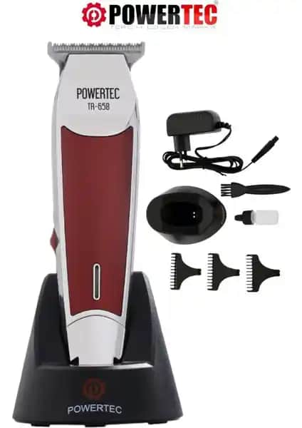 Powertec TR-658: Üstün Performansa Sahip Profesyonel Sakal-Ense Tıraş Makinesi
