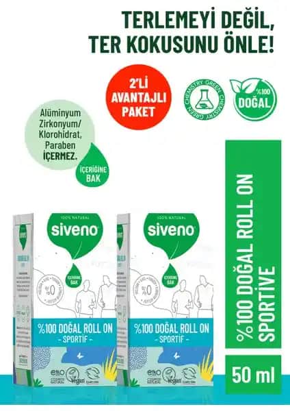 Siveno %100 Doğal Sporcu Deodorant: Temiz, Taze ve Ferah Kalın