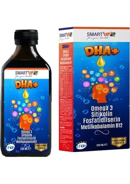 SMART UP Sitikolin DHA Omega 3 ve Fosfatidilserin İçeren Balık Yağı Şurubu Hakkında