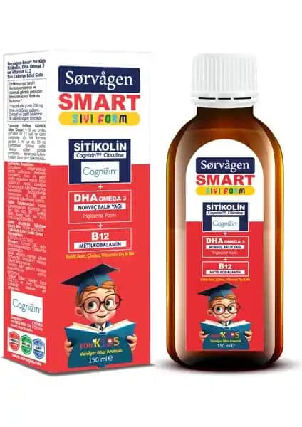 Sorvagen Smart Kids Sıvı Form: Çocuklar İçin Etkili Besin Takviyesi