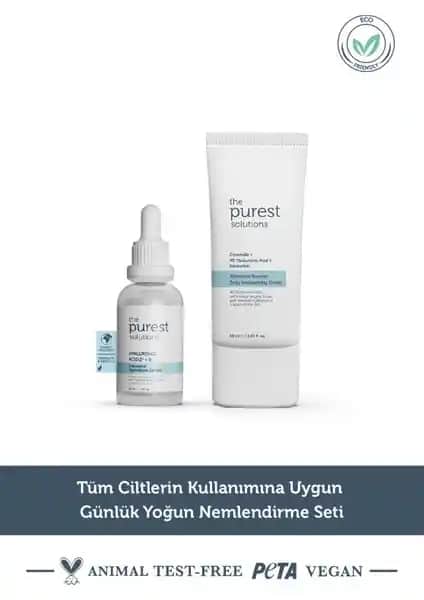 The Purest Solutions Günlük Nemlendirme Seti ile Cilt Bakımınızı Güçlendirin