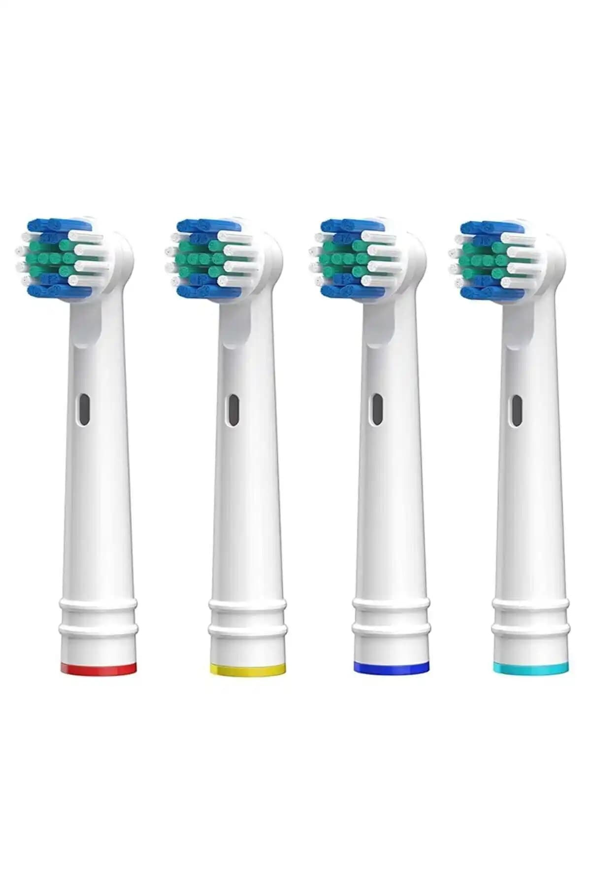 Beatitude 4 Adet Oral B Uyumlu Şarjlı Diş Fırçası Yedek Başlıkları ile Etkili Ağız Bakımı