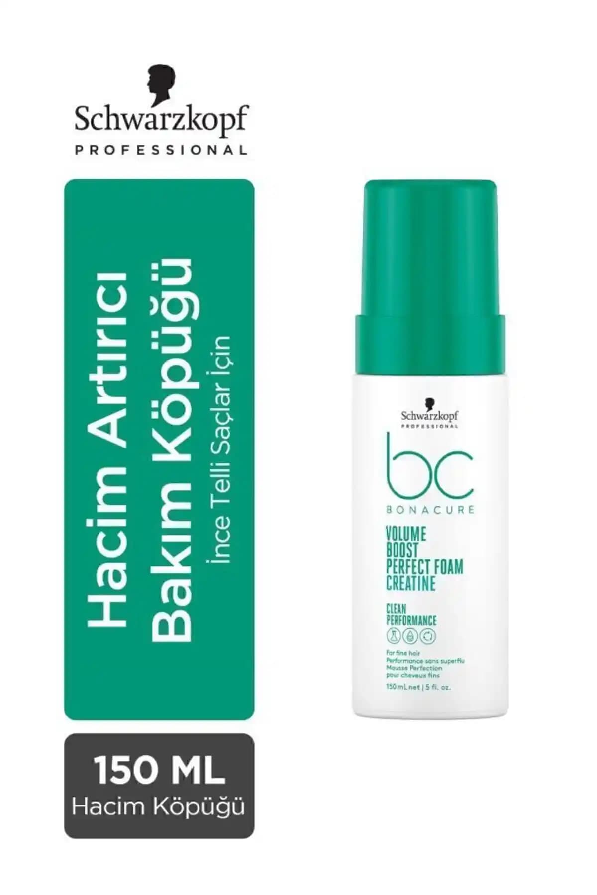 Bonacure Hacim Arttırıcı Bakım Köpüğü 150ml: İnce Telli Saçlar İçin Kalıcı Hacim ve Bakım