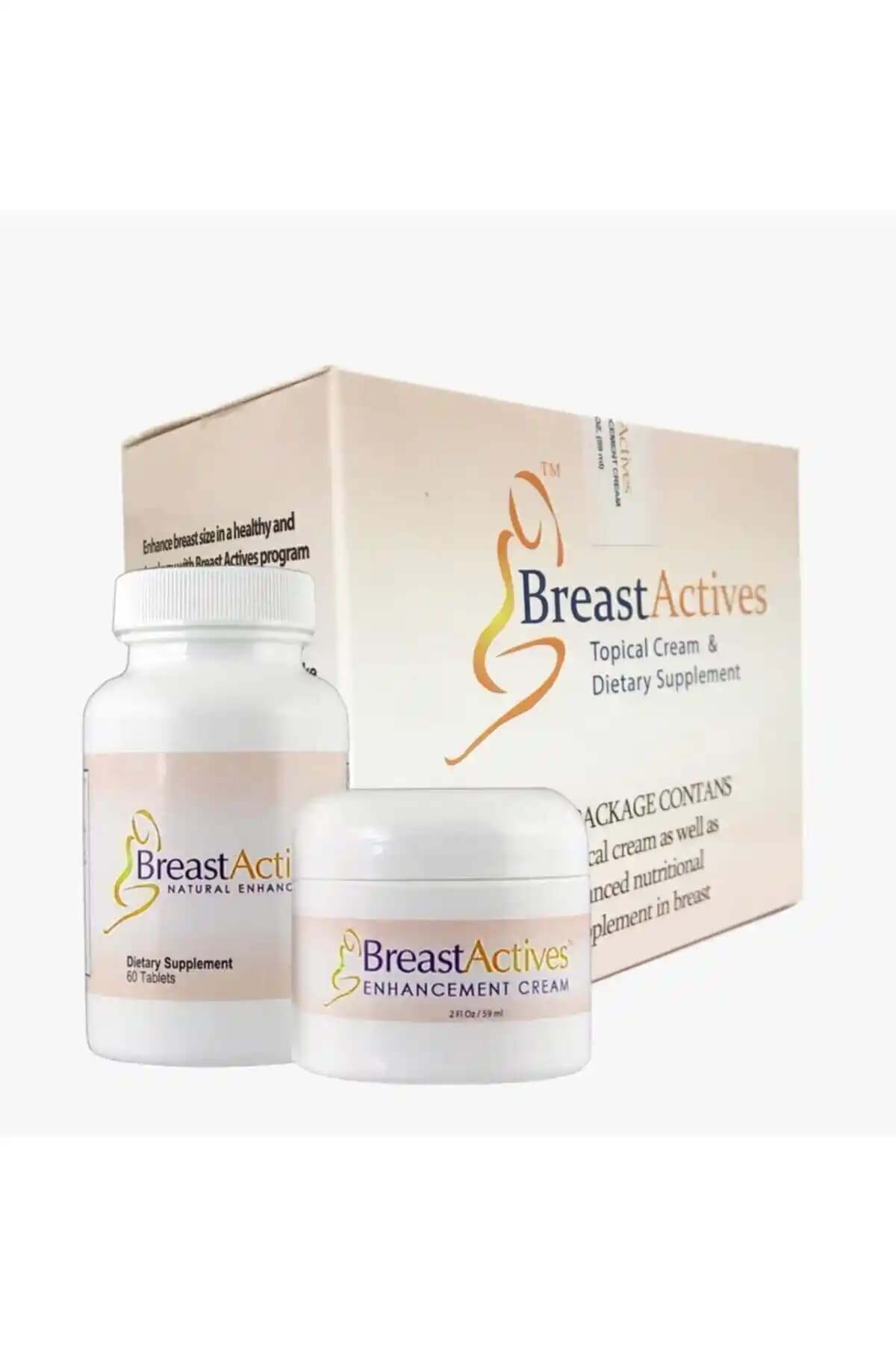 Breast Actives Göğüs Büyütücü ve Sıkılaştırıcı Doğal Bakım Seti 59 ml