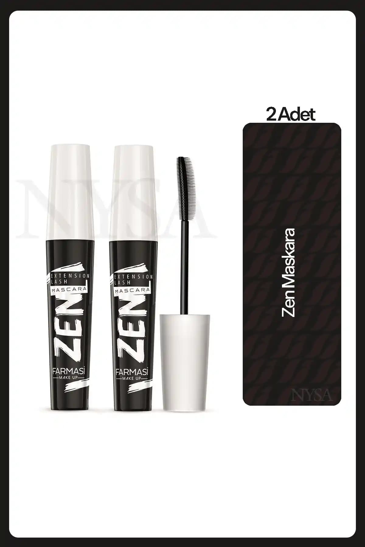 Farmasi Zen Maskara 2x8 ml: Kirpiklere Hacim ve Uzunluk Sağlayan Suya Dayanıklı Ürün
