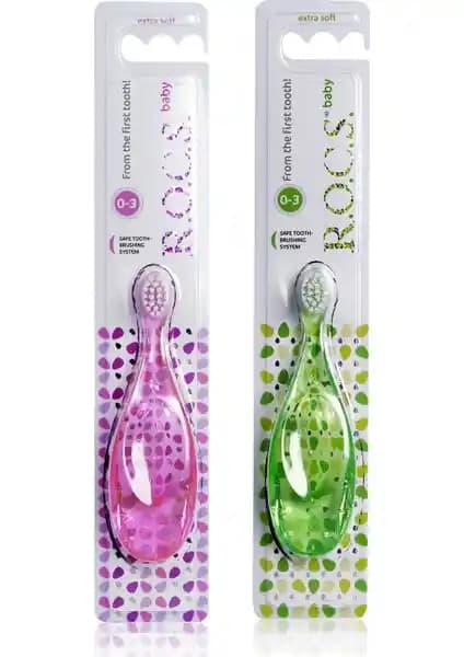 R.O.C.S. Rocs Baby 0-3 Yaş Bebek Diş Fırçası - Ultra Yumuşak ve Ergonomik Tasarım