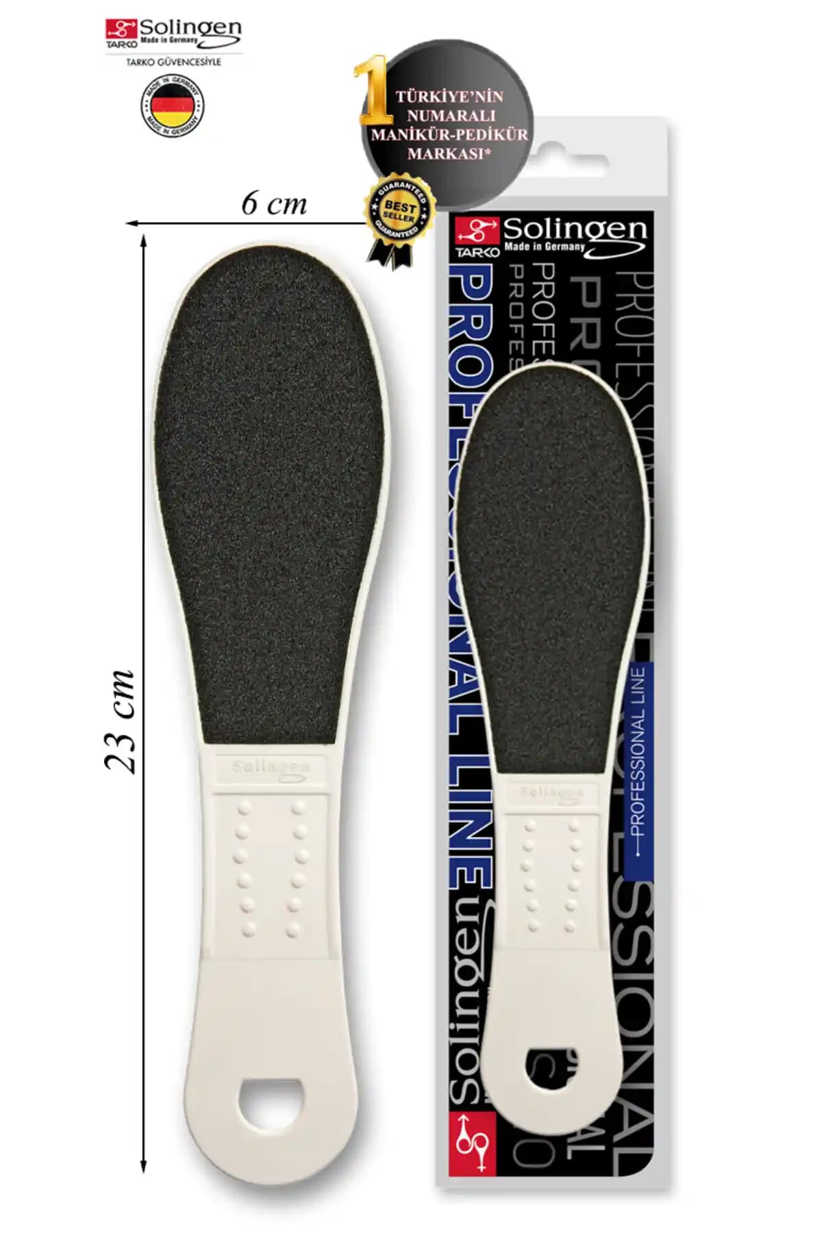 Solingen Ayak Törpüsü 7158 ile Sertleşmiş Deri Temizliği ve Ayak Bakımı