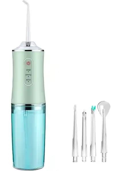 xPhone Store Xphonestore 66885 Taşınabilir Su Püskürtmeli Diş Fırçası - Yeşil Renkli