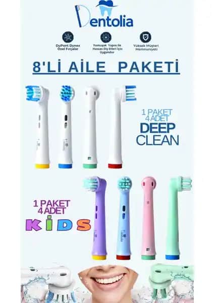 Dentolia ve iBrush Clean Maximizer Yedek Diş Fırçası Başlıklarının Karşılaştırması