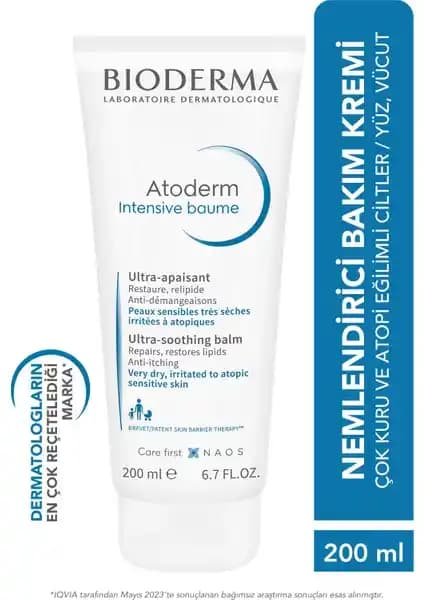 Bioderma Atoderm Intensive Balm: Çok Kuru ve Egzamalı Ciltler İçin Derinlemesine Nemlendirici
