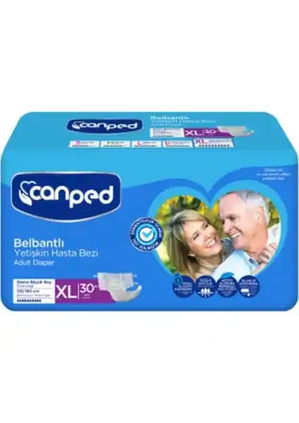 Canped Belbantlı Tekstil Yüzeyli Hasta Bezi XL: Yüksek Konfor ve Emicilik Standardı