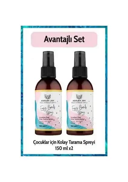 Çocuklar İçin Nemlendirici ve Parlaklık Veren Sülfatsız Sprey Seti - Ashley Joy