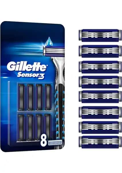 Gillette Sensor3 Yedek Tıraş Bıçağı İncelemesi: Özellikler ve Kullanıcı Yorumları