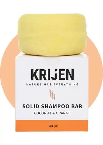 Krijen Hindistan Cevizi & Portakal Kabuğu Katı Şampuan: Doğal Saç Bakımı İçin İnovasyon