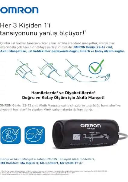 Omron M7 HEM-7361T-EBK: Üst Kol Tansiyon Ölçeri ile Sağlığınızı İzleyin