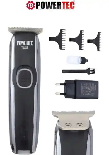 Powertec TR-858: Profesyonel USB Şarjlı Tıraş Makinesi ile Kolay ve Etkili Tıraş Deneyimi