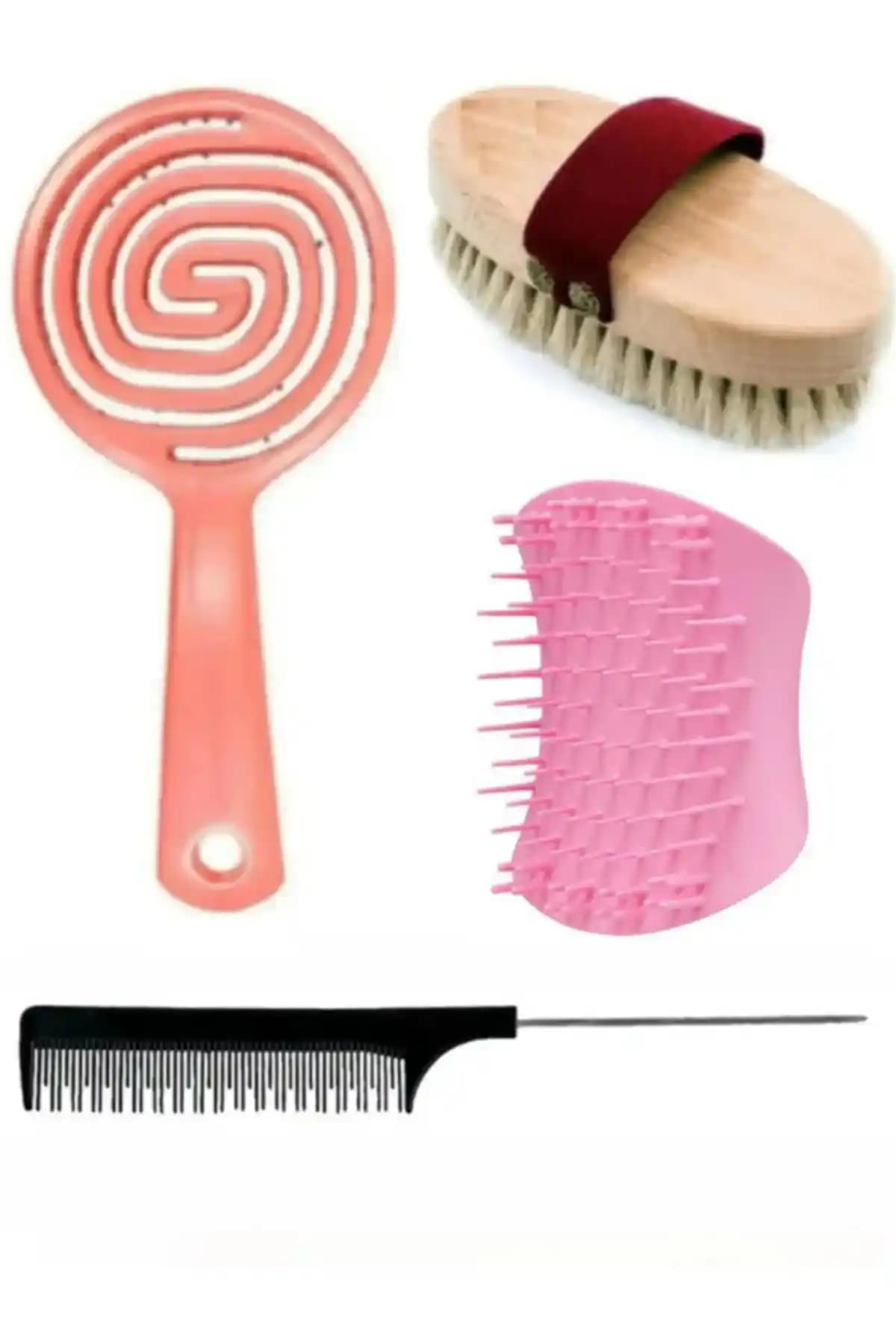 AcarlarTicaret Doğal At Kılı Fırçası ve Tarak Seti ile Sağlıklı ve Doğal Bakım Çözümleri