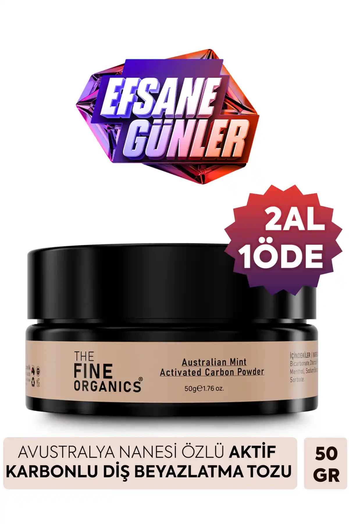 Avustralya Nanesi ve Aktif Karbon ile Doğal Diş Beyazlatma Tozu Ürün İncelemesi