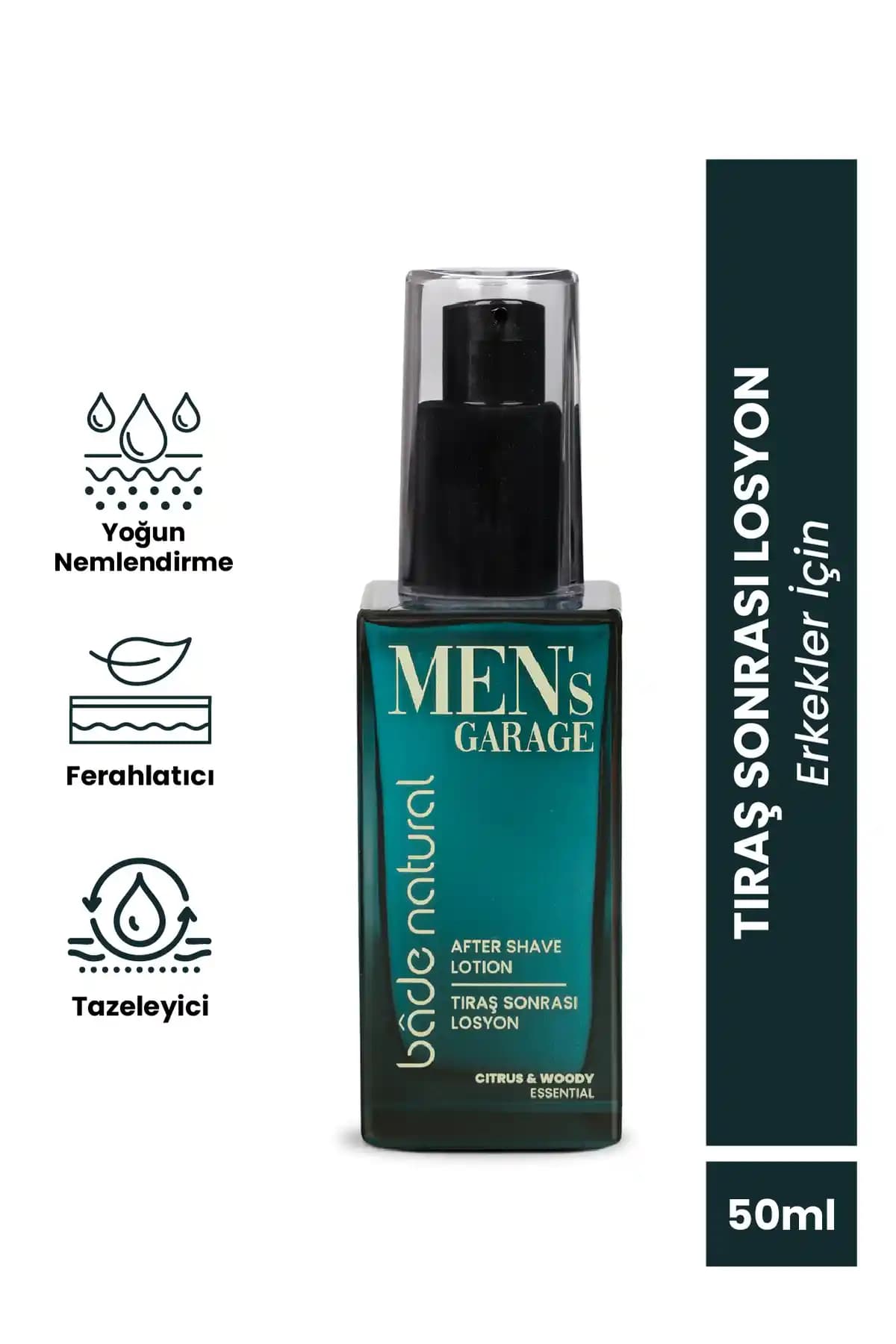 Bade Natural Erkekler İçin Tıraş Sonrası Losyonu: Doğal ve Ferahlatıcı Cilt Bakımı