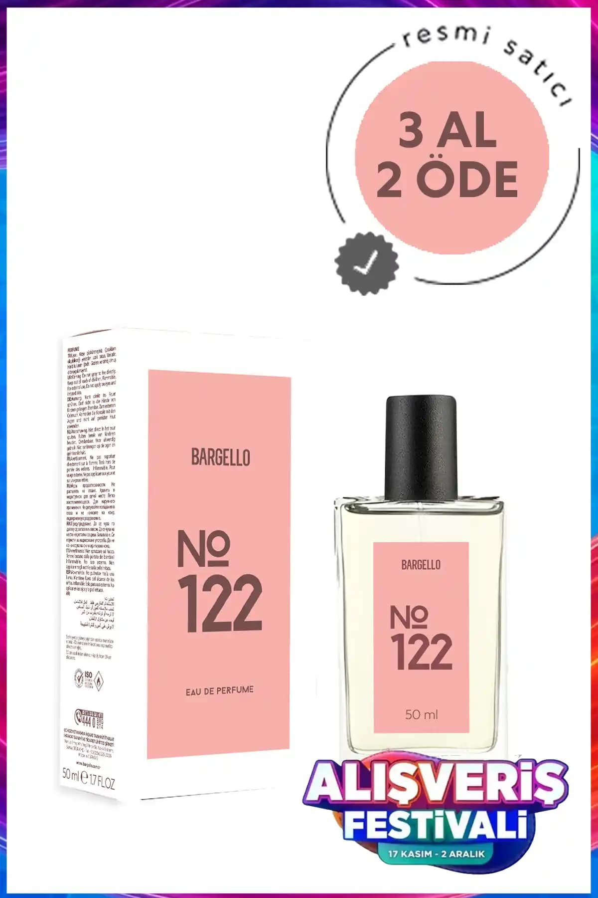 Bargello 122 Kadın 50 ml Parfüm Edp Orıental: Kalıcı ve Zarif Koku Deneyimi