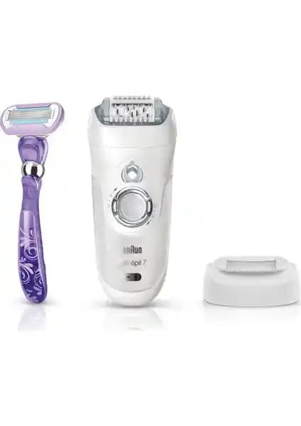 Braun Silk-Epil 7-537: Hem Islak Hem Kuru Kullanım Özelliğiyle Etkili Epilasyon Cihazı