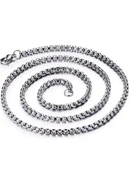 Chavin Gri 60 Cm 3 Mm Erkek Çelik Zincir: Dayanıklı ve Şık Tasarım Özellikleri