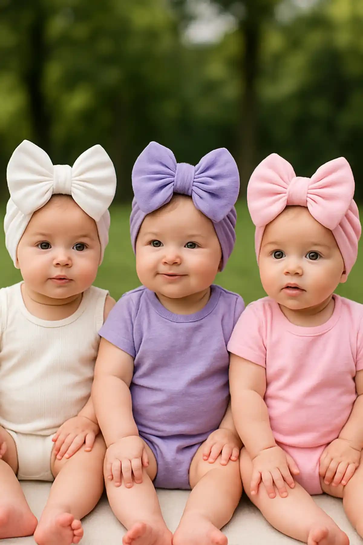 Cherub Baby Çift Kat Fiyonklu Bebek Bone: Şık ve Fonksiyonel Bebek Aksesuarı