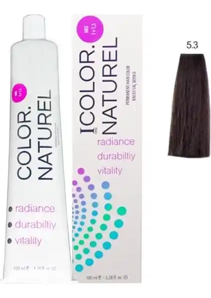 Color Naturel 5.3 Altın Kahve Saç Boyası: Doğal ve Kalıcı Renk Seçeneği