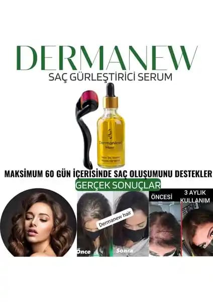 Dermanew Hair Losyonu ile Saç Dökülmesine Doğal ve Etkili Çözüm Sunuyor