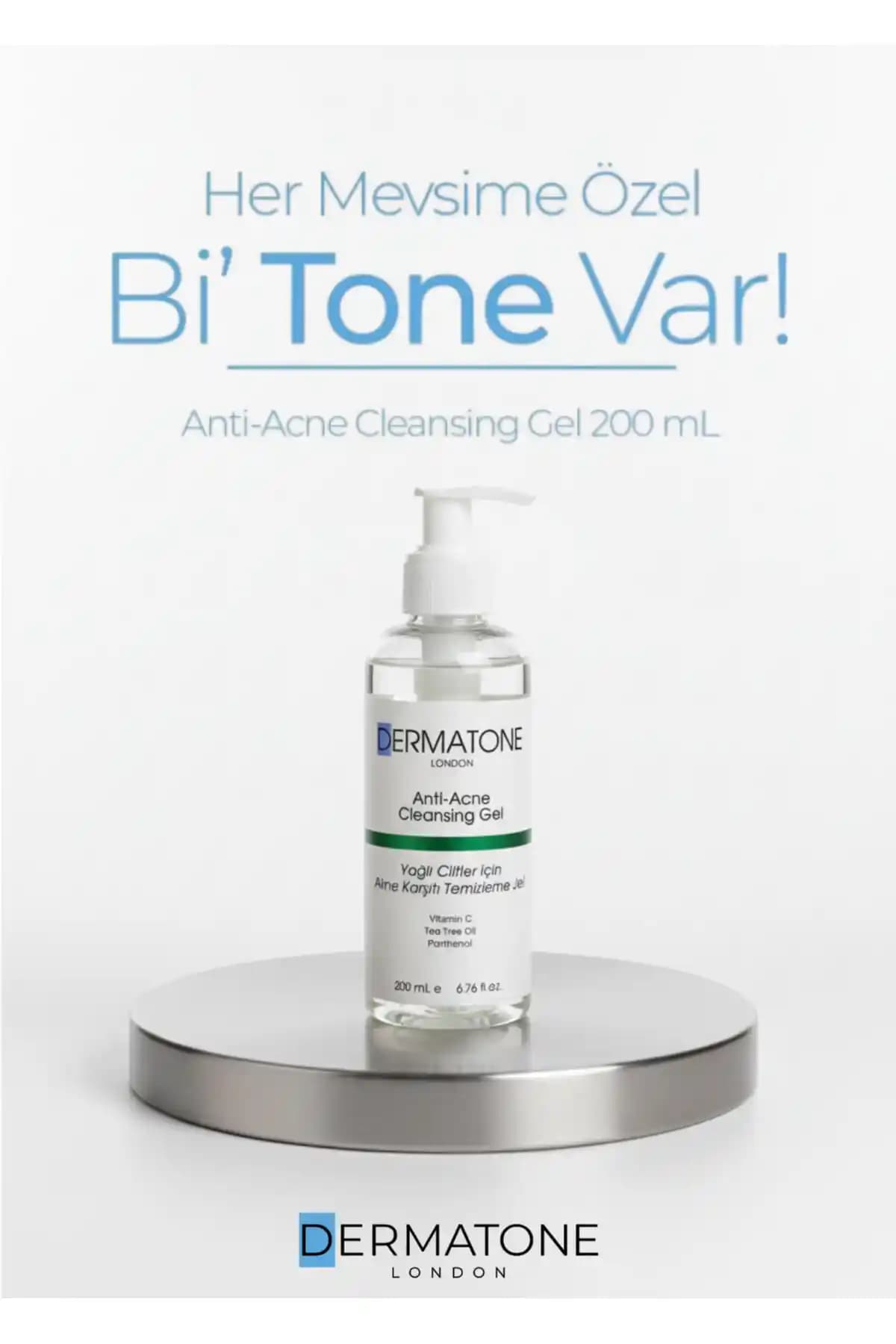 Dermatone Anti-acne Cleansing Yağlı Ciltler İçin Derinlemesine Temizlik Jeli Ürün Özellikleri
