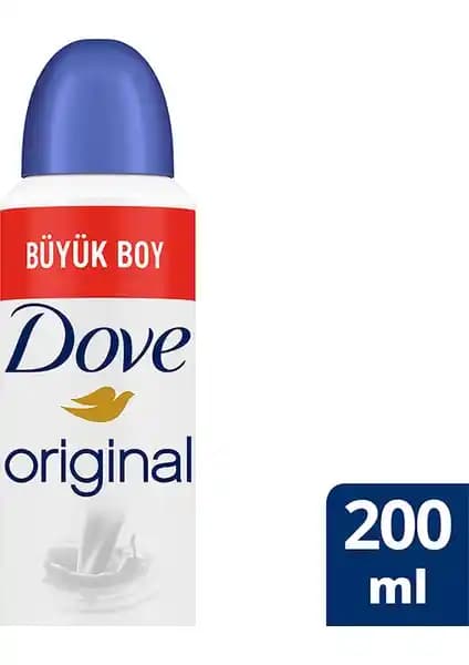 Dove Kadın Sprey Deodorant Original 200 ml: Günlük Ferahlık ve Koruma Sağlayan Ürün