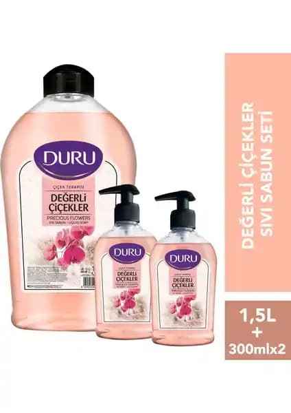 Duru Çiçek Terapisi Değerli Çiçekler Sıvı Sabun Estetik ve Cilt Dostu Temizlik Çözümü