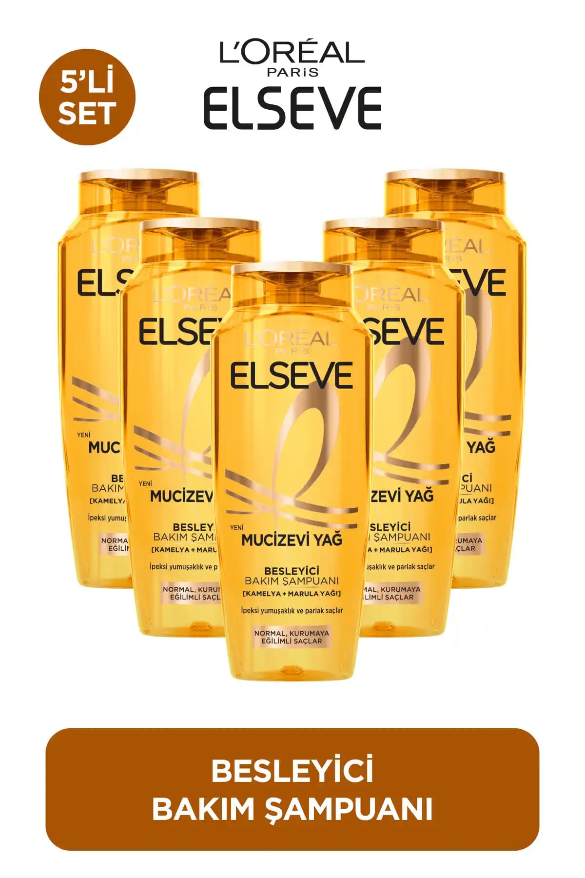 Elseve Mucizevi Yağ Besleyici Bakım Şampuanı Saçlara Canlılık ve Parlaklık Kazandırır
