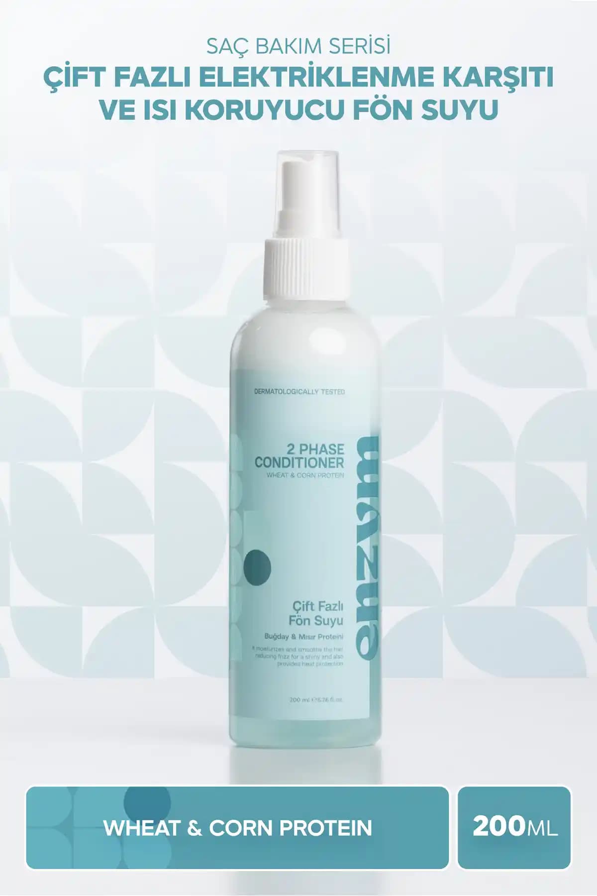 ENZYM COSMETICS Çift Fazlı Elektriklenme Karşıtı ve Isı Koruyucu Saç Spreyi İncelemesi