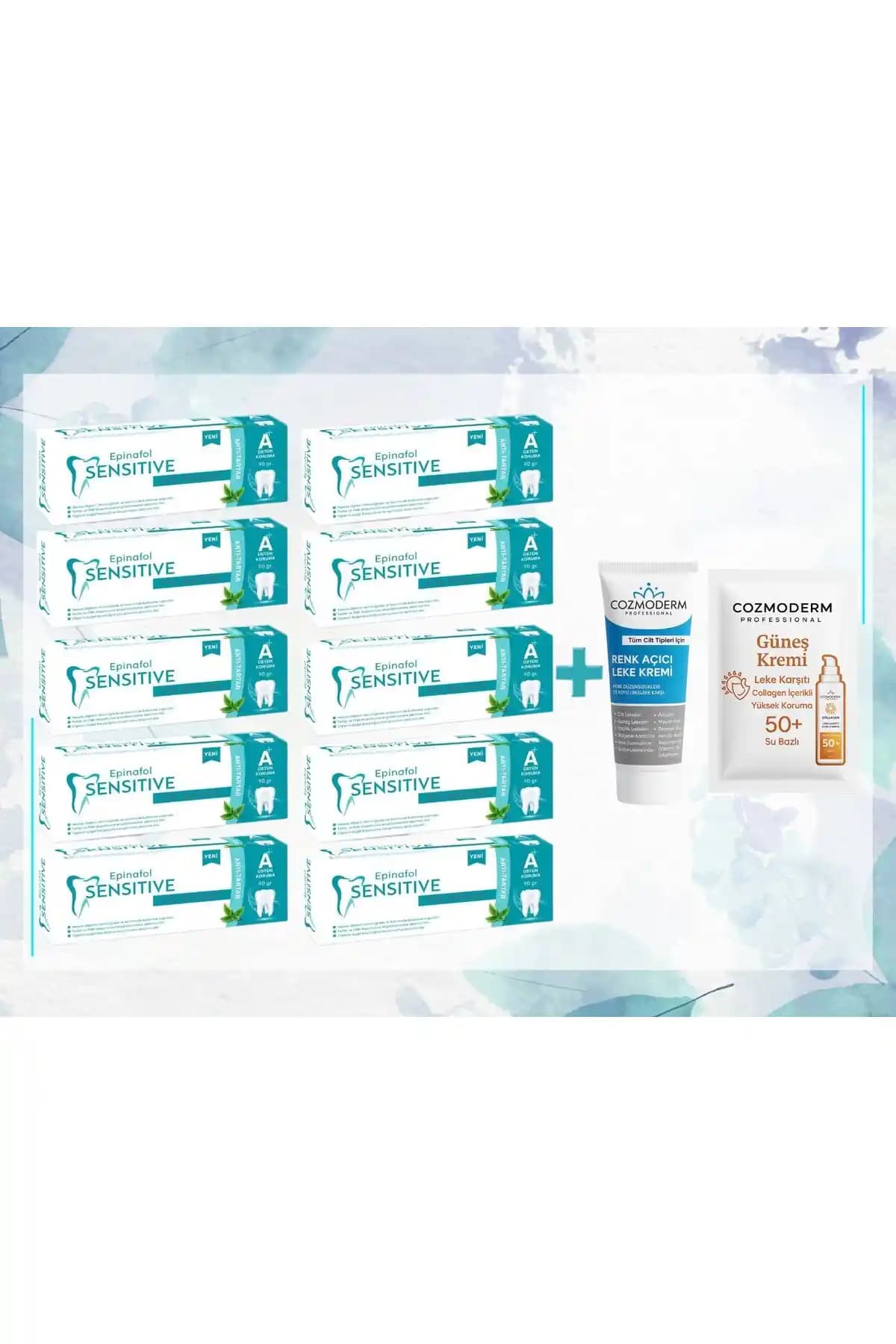 Epinafol Sensitive 10'lu Antitartar Diş Macunu ile Sağlıklı ve Parlak Gülüşler İçin Güvenilir Çözüm