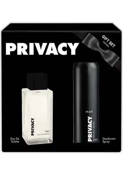 Erkekler İçin Şık ve Fonksiyonel PRIVACY EDT Parfüm ve Deodorant Seti