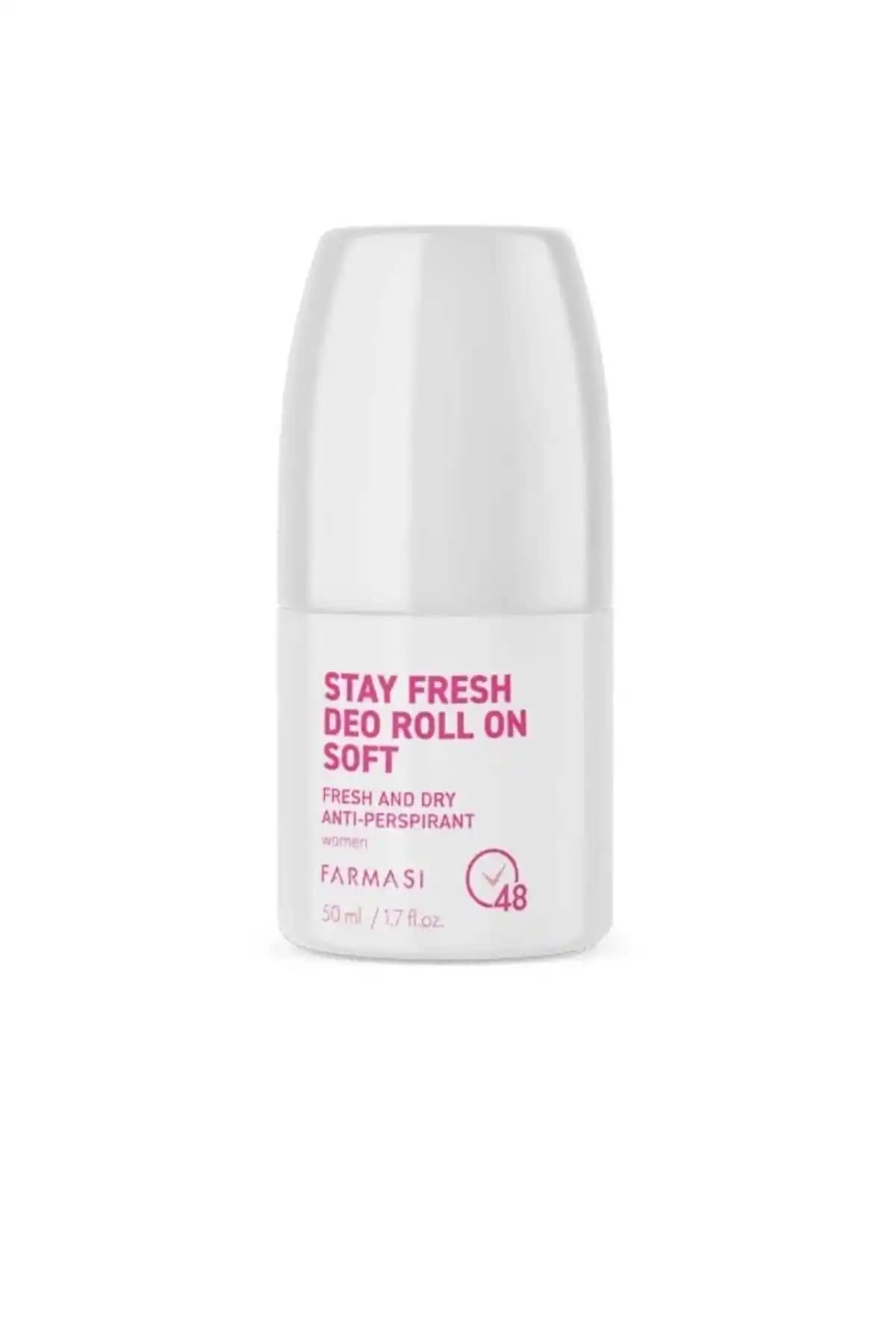 Farmasi Stay Fresh Soft Kadın Roll-On 50 ml Organik ve Kalıcı Deodorant
