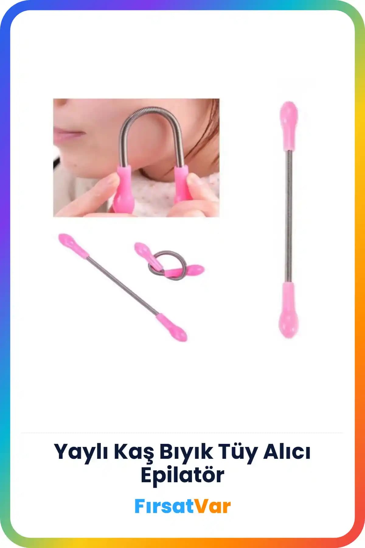 FırsatVar Yaylı Epilatör Aleti: Pratik ve Güvenli Tüy Alma Çözümü