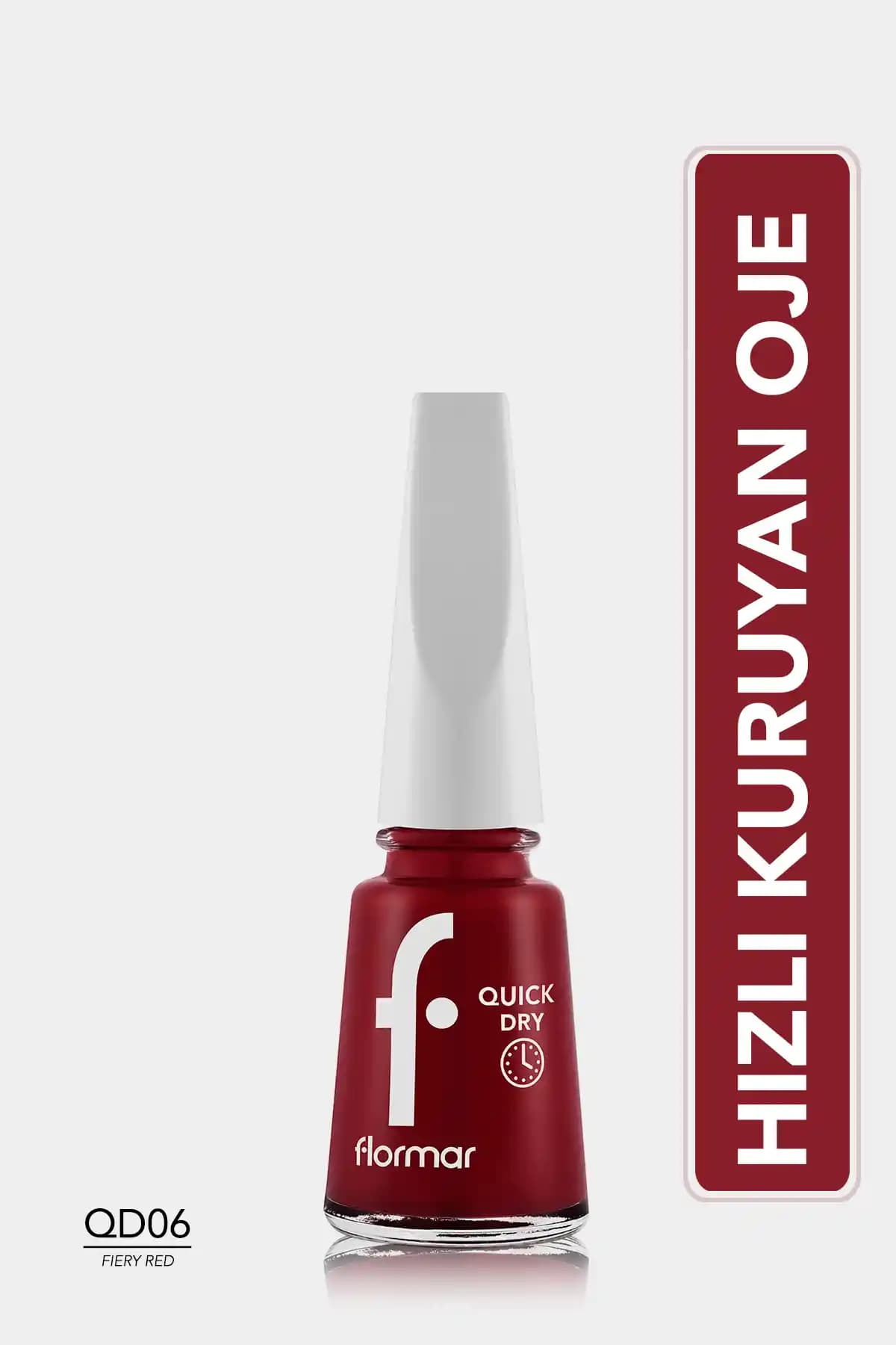 Flormar Quick Dry Hızlı Kuruyan İnce Yapılı Parlak Kırmızı Oje İncelemesi ve Kullanıcı Yorumları