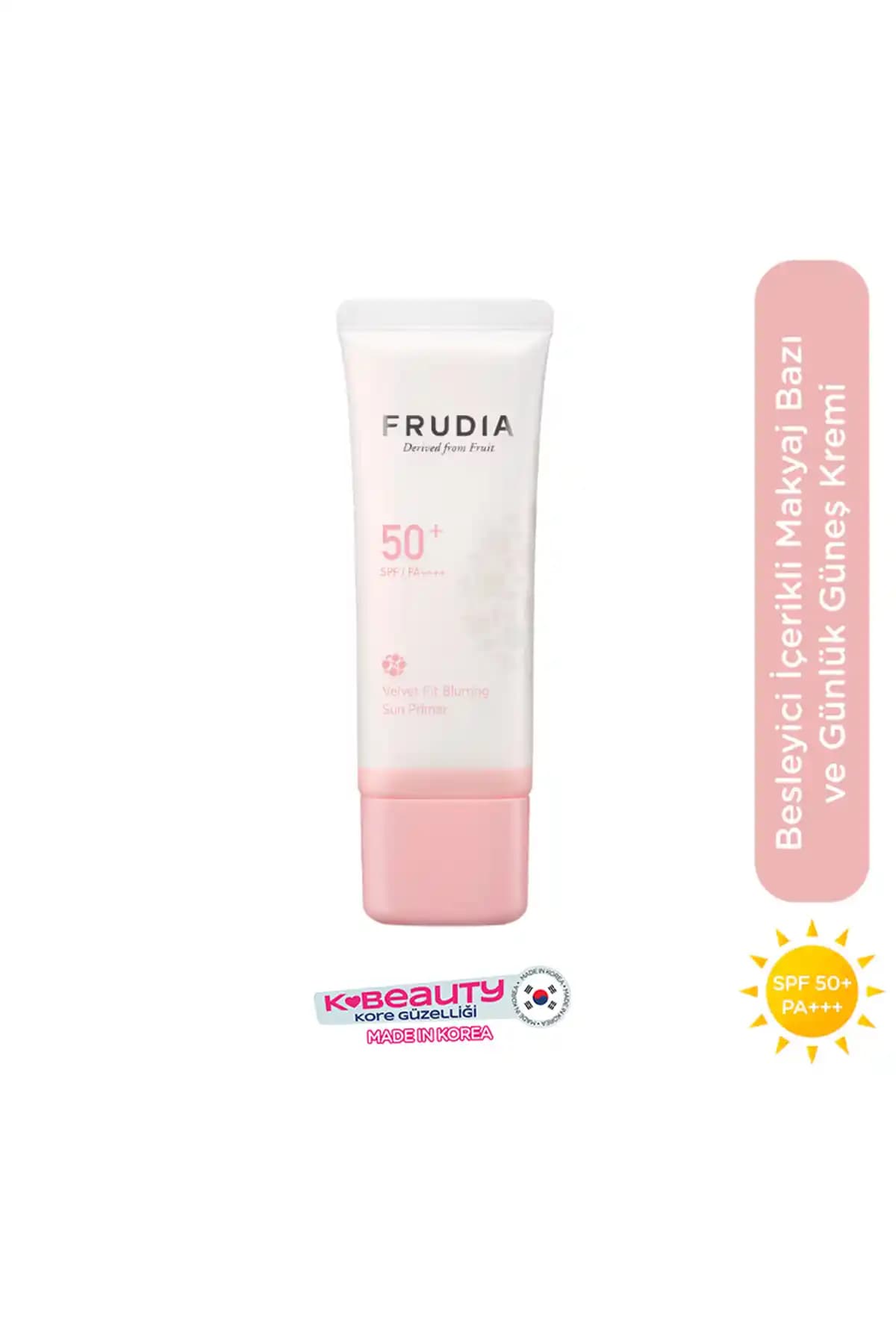 Frudia Velvet Fit Güneş Koruyucu Baz: Yüksek Koruma ve Makyaj Öncesi Hazırlık Ürünü