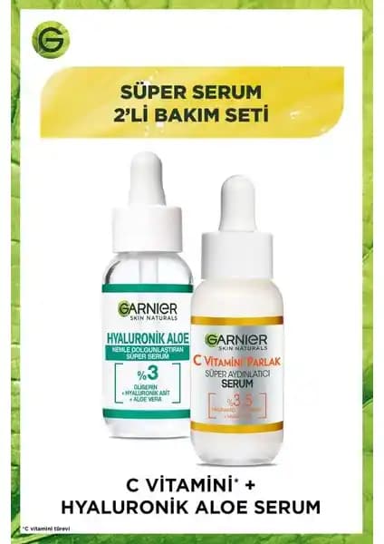Garnier C Vitamini ve Hyaluronik Aloe Serum Seti İncelemesi: Cilt Bakımında Çok Yönlü Etkiler
