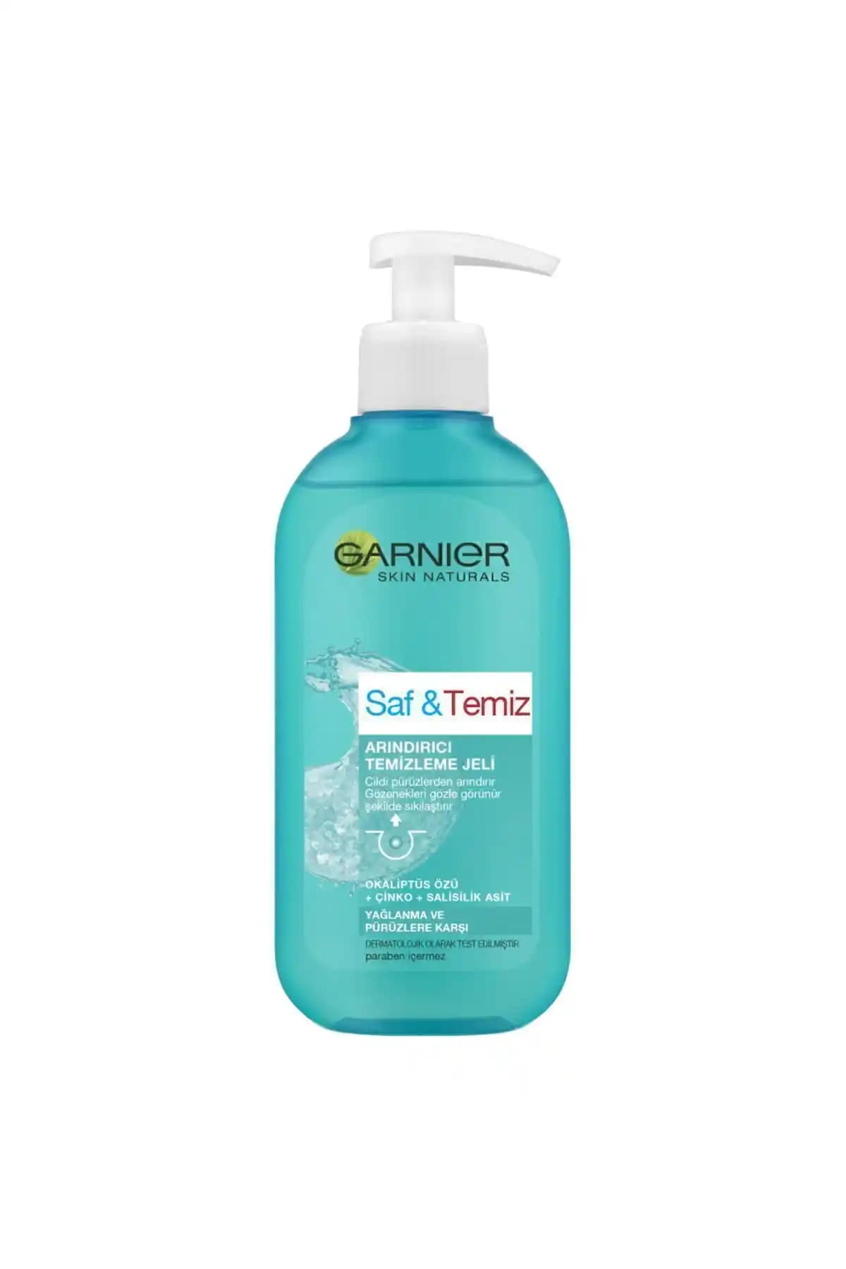 Garnier Saf ve Temiz Arındırıcı Temizleme Jeli Cilt Temizliği ve Bakımı İçin Uygun