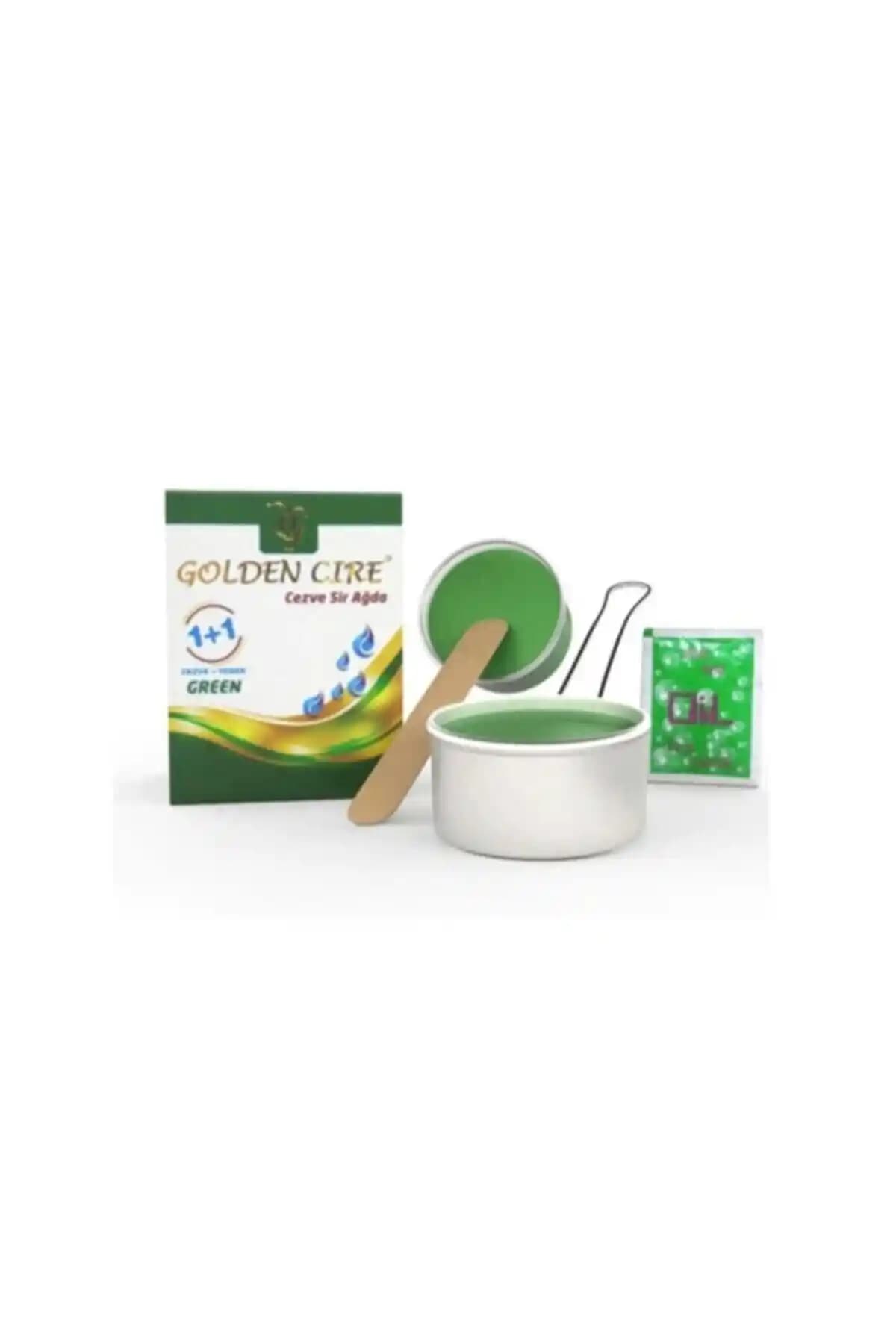 Genel Markalar Cezve Sir Ağda 1+1 Yeşil: Hassas Ciltler İçin Güvenli ve Pratik Ağda Çözümü