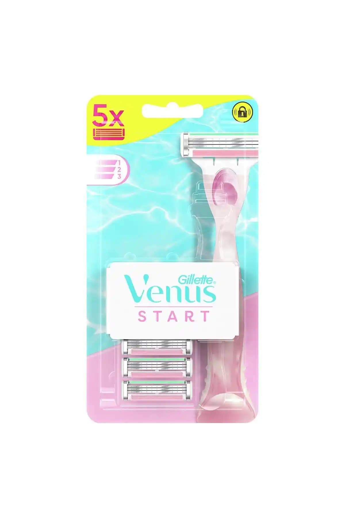 Gillette Venus Yedek Bıçak 5’li Start: Pratik ve Etkili Kadın Tıraş Çözümü