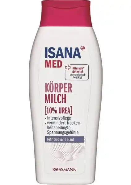 Hassas Ciltler İçin Güçlü Nemlendirme ve Bakım Sağlayan Isana Med Vücut Sütü